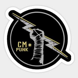 CM Punk Lightning Sticker